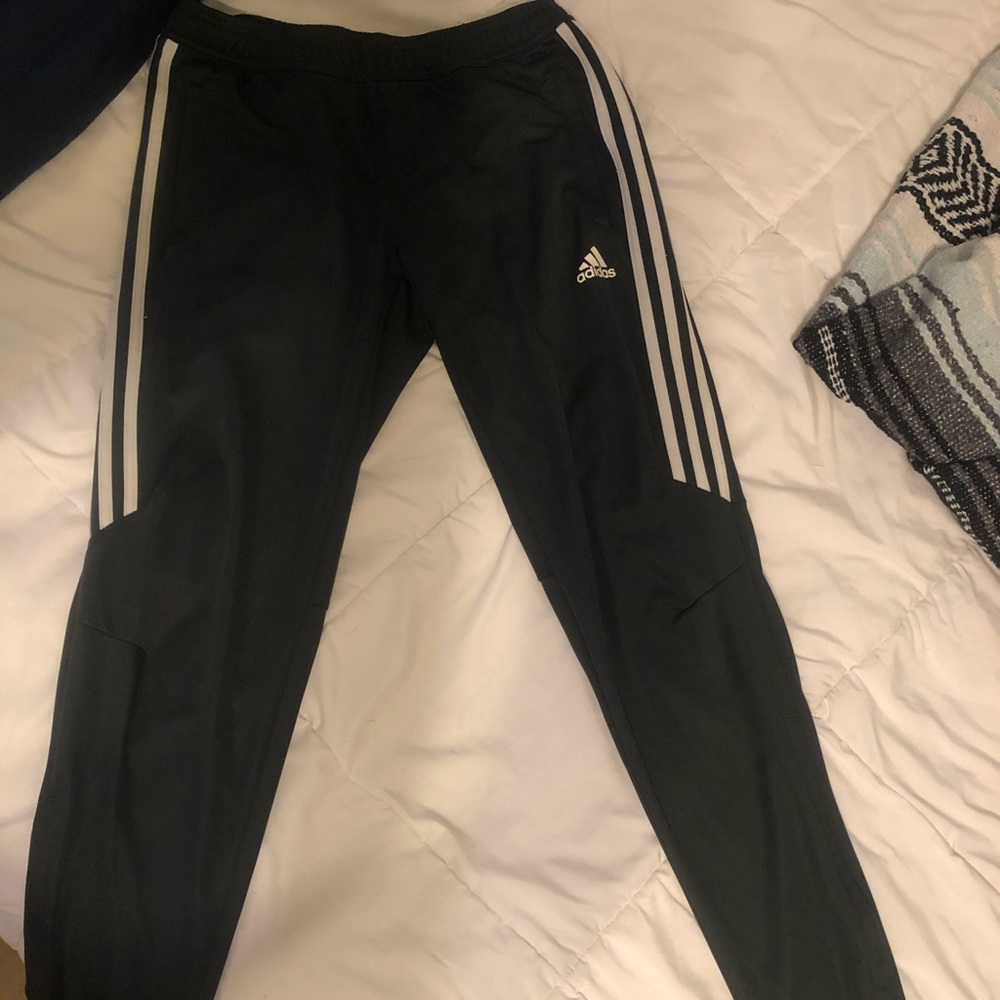 GRAY adidas joggers